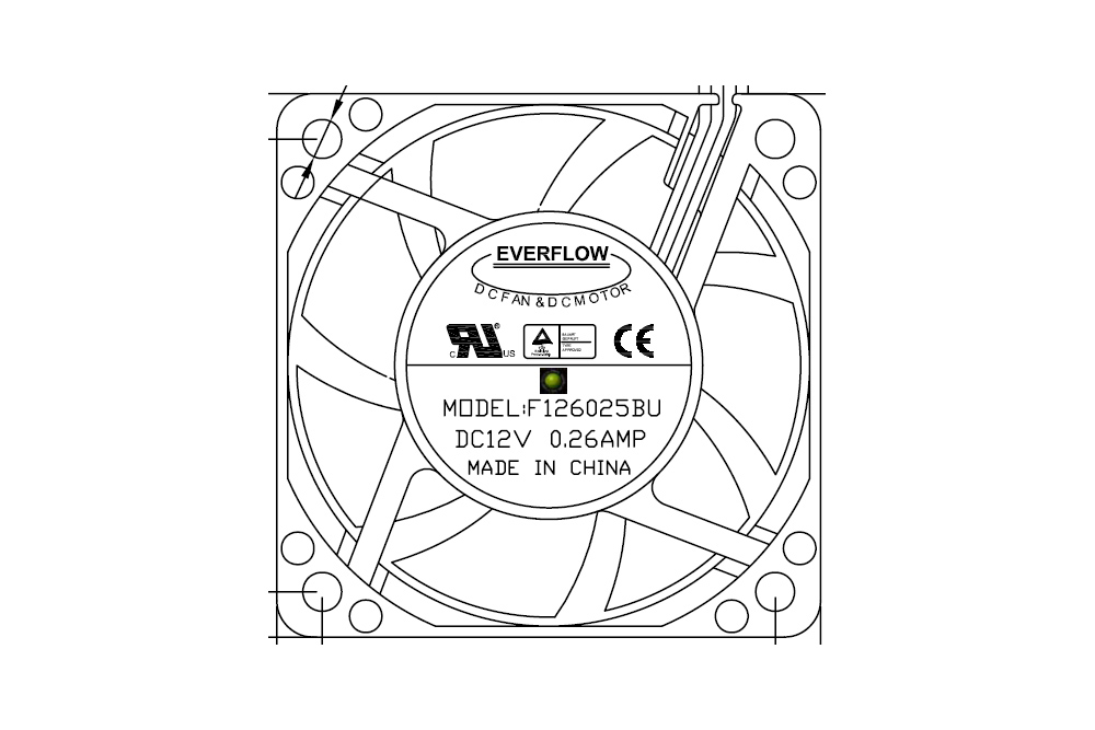 F126025BUAF (6800 rpm)